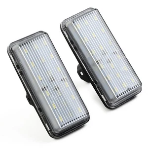 2pcs LED License Lights 6000K Number Plate Lighting White Led High Quality - Picture 1 of 12