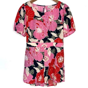 Nuevo con etiquetas Mameluco Loft Outlet Petite Rosa Floral Manga Corta Talla Grande Petite LP - Imagen 1 de 14