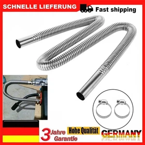 120cm- Edelstahl Diesel Abgasschlauch Für Air Heater Standheizung Abgasrohr NEU - Bild 1 von 13