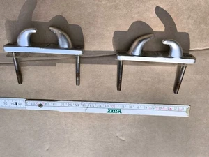 1 Paar Lippklampe 90mm Lochabstand Aluminium Klampe Boot - Picture 1 of 4