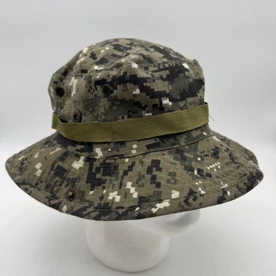 Digital Camo Boonie Bucket Hat Military Army Tactical Outdoor Camping Hiking - Image 1 of 4