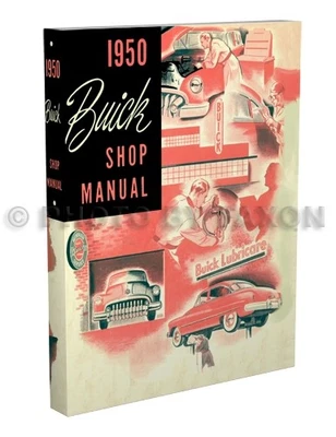 Libro de servicio de reparación especial Super Roadmaster manual Buick Shop 1950 Foto 1 de 4