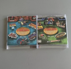 Pizza Hut PlayStation Sampler Discs 1&2 Demo Discs Playstation 1 PS1 MINT CIB! - Picture 1 of 5