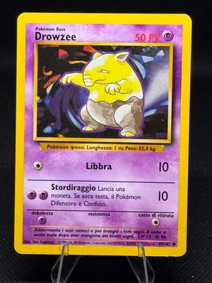 Italian Drowzee 49/102 Base Set Common Pokemon - Image 1 of 2