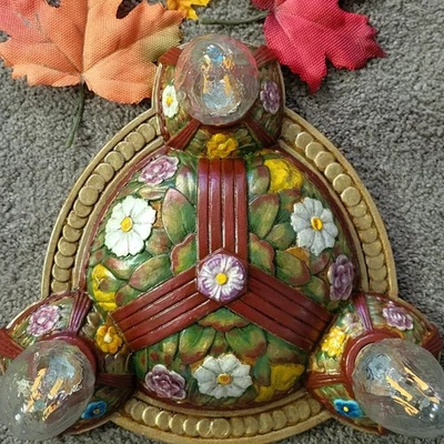 Vintage antique Art Deco chandelier 3 light 1920-30's-updated - Image 1 of 4