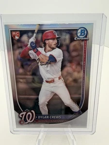2025 Bowman - Rookie Red RC Variation Dylan Crews #42 Sp Rookie Red Rc Chrome... - Picture 1 of 2