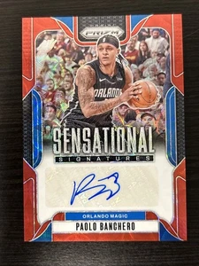 Panini Prizm 2024-25 - Sensational Signatures Paolo Banchero #SS-PBM Red Choice - Imagen 1 de 2