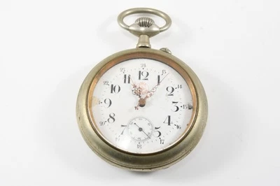 N94J09- Aida Patent Railwayman Pocket Watch with Small Second  - Image 1 of 4