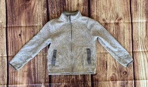 GAP Boy's Long Sleeve Full Zip High Neck Gray Sweatshirt Size: S (6-7) - Picture 1 of 7