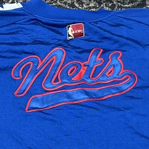 Majestic NBA Hardwood Classics 4XL Nueva Jersey Nets Calentamiento Jersey Chaqueta De Colección - Imagen 1 de 10