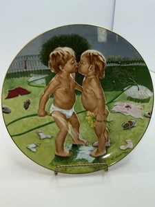 Placa Royal Bayreuth 1976 ALEMANIA L. Henry serie "JUST FRIENDS" LE 1621/5000 - Imagen 1 de 3