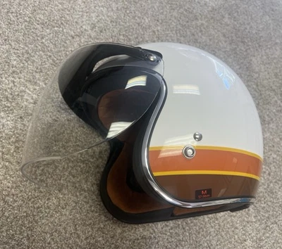 TORC T-50 3/4 Retro Motorcycle Helmet w/ Visor Medium - Image 1 of 4