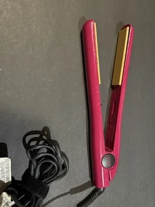 CHI Ionic Flat Iron 1” Hair Straightener GF1001 35W Pink Ceramic Hair Styler - Picture 1 of 2