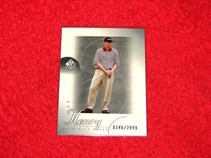 J. J. Henry 2001 SP Authentic AS SP RC #53 /2999 (H-1852) - Bild 1 von 1