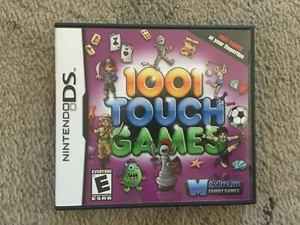 NINTENDO DS- 1001 TOUCH GAMES- NO MANUAL - Picture 1 of 4