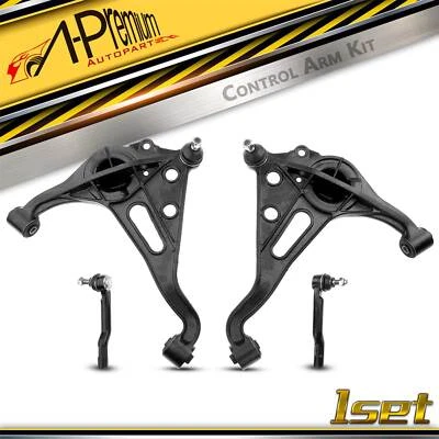 4pcs Front Lower Control Arm w/ Ball Joint Tie Rod End for Suzuki Vitara Chevy - Image 1 of 4
