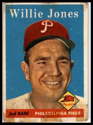 1958 Topps #181 Willie Jones - Image 1 of 2