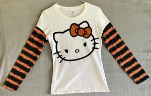 Hello Kitty by Sanrio Halloween T Shirt Youth Girls Jr Large 11/13 VTG T Shirt - Picture 1 of 2
