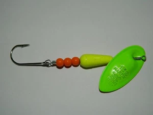 1 CUCCHIAINO MARTIN ONDULATO MONOAMO VERDE FLUO-GIALLO DA 15 GR LURES ORIG. H62 - Picture 1 of 1