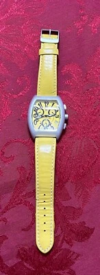 Lancaster Men’s Chronograph Watch 0204 Aluminum Case W/ Date Rare. - Image 1 of 4