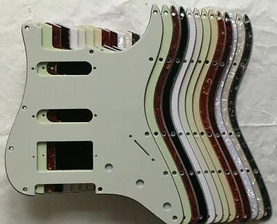 Golpeador Stratocaster PAF/EMG moderno HSS 11 orificios EE. UU./MiM/MiJ/Blanco, muchos colores