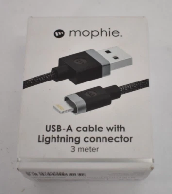 Cable USB-A Mophie para conector Apple 3m 409903339 Foto 1 de 4