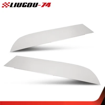 2PCS Fit For 2013+ Kenworth T680/T880 Stainless 8" Chopped Window Trim LH&RH Foto 1 de 4