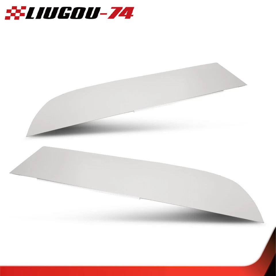 2PCS Fit For 2013+ Kenworth T680/T880 Stainless 8" Chopped Window Trim LH&RH - Imagem 1 de 4