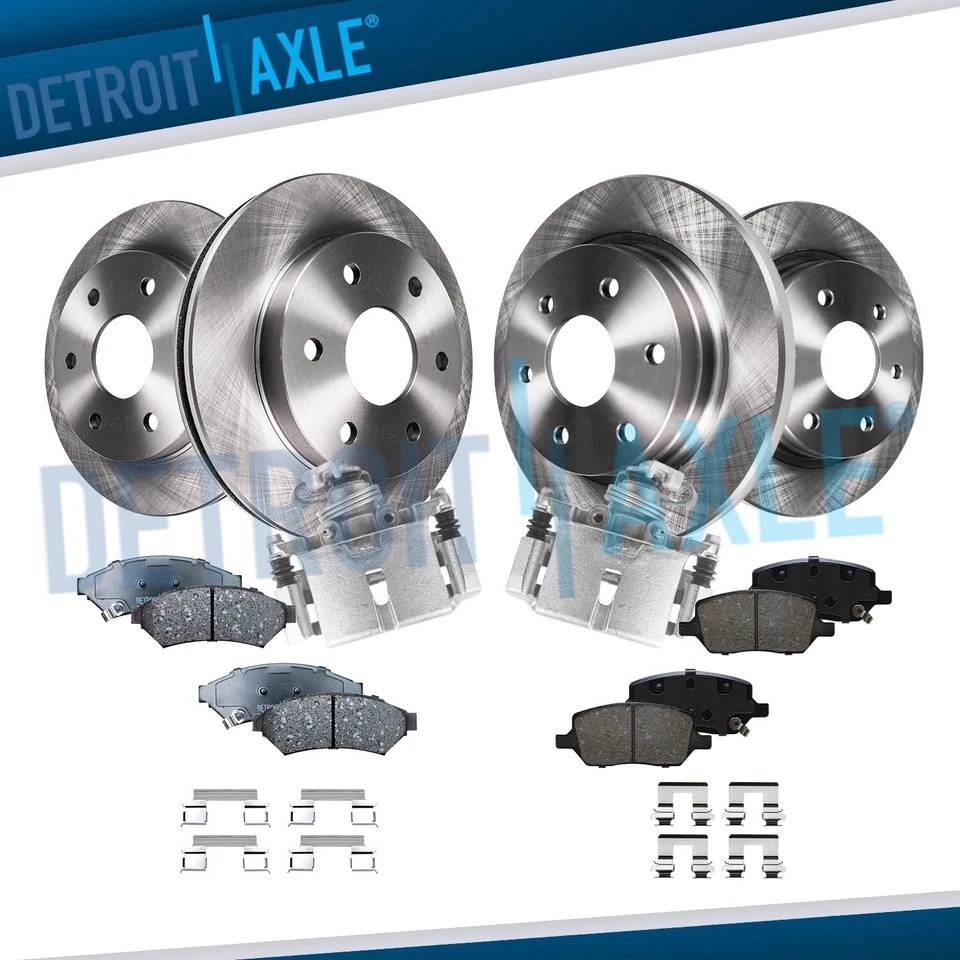 Rotores de freno delanteros traseros pastillas de cerámica pinzas para relé Terraza Montana Uplander Foto 1 de 4