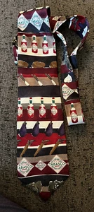 Tabasco Brand Hot Sauce 100% Silk Men’s Tie - Picture 1 of 4
