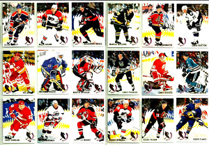 1993-94 FLEER ULTRA WAVE OF THE FUTURE COMPLETE 20 HOCKEY CARD INSERT Set Rare