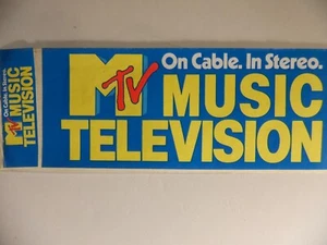 ¡¡QUIERO MI MTV 40 ANIVERSARIO PEGATINA PARACHOQUES CON MINI PEGATINA EXTRA!!! - Imagen 1 de 6