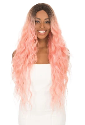 NEW BORN FREE MAGIC LACE FRONT CURVED PART SYNTHETIC WIG - MLC208 - Image 1 of 2