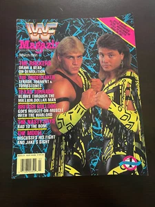 WWF Magazine March 1991 The Rockers Shawn Michaels Marty Jannetty Undertaker - Picture 1 of 2