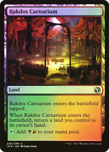 RAKDOS CARNARIUM (Foil) - MTG Iconic MAsters Foil Uncommon Land - Image 1 of 1
