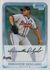 2011 Bowman Chrome Prospects Refractors #BCP118 Dimaster Delgado Braves NM-MT /5