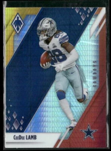 2021 Panini Phoenix #31 CeeDee Lamb Fire Burst Dallas Cowboys - Picture 1 of 2