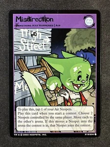 Neopets TCG 212/234 Misdirection Base Set Event Common NM - Picture 1 of 2
