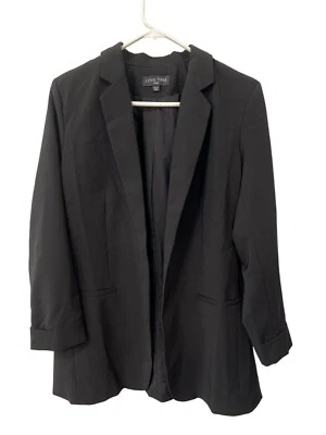 Chaqueta Blazer Love Tree Frente Abierto Novio Talla Grande Carrera Negocios Informal Foto 1 de 4