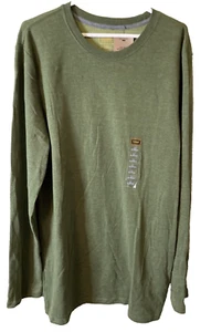 NWT Foundry Pullover Sweatshirt Men's Size LT Green Long Sleeve Oeko-Tex - Picture 1 of 9