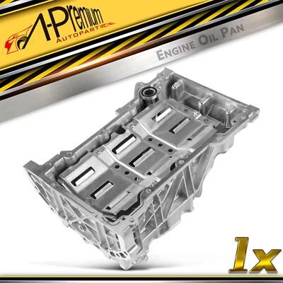 Cacerola de aceite de motor A-Premium con tapón de drenaje para Cadillac CTS 2006-2009 STS SRX 3,6 L Foto 1 de 4