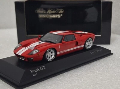 Ford GT 2005 Red 1:43 Minichamps 400084200 EXTREMELY RARE!! - Image 1 of 4