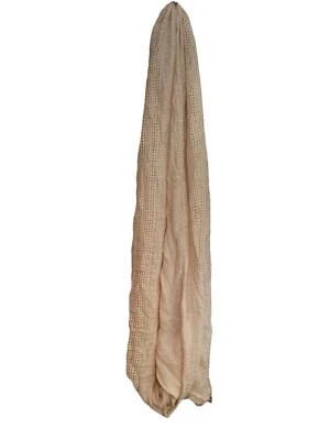 Cream Knit Infinity Scarf Soft Chunky Winter Circle Wrap Cozy Neutral - Image 1 of 2