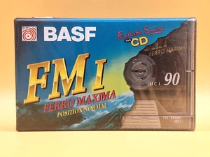 BASF FM I FERRO MAXIMA 90 Leere Audiokassette Tape (versiegelt) Neu! - Bild 1 von 5