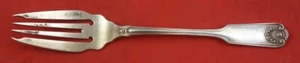 Fiddle Shell By Frank Smith Sterling Silver Fish Fork Flat Handle 6 7/8" - Picture 1 of 2