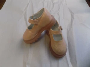 New The Childrens Place Pale Easter Pink Spakle Toddler Mary Janes Sz 5 SWEET! - Picture 1 of 5