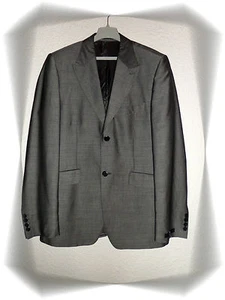G - Veste Blazer Gris Viscose et Laine Montana Taille 46 Neuve - Picture 1 of 5