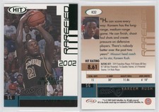 2002-03 SAGE Hit Rarefied Emerald Kareem Rush #R32 Rookie RC