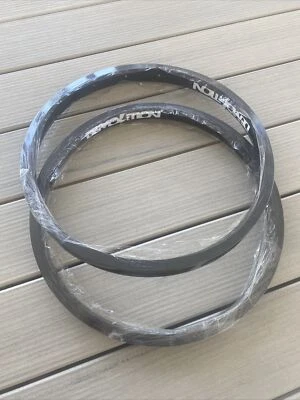 Pair Of Two Bmx Bike Zero Rim 36H - Black Demolition Bmx Bike Rim Aluminum Bmx - Image 1 of 4