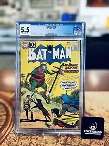 BATMAN #143 CGC 5.5 BAT-HOUND *MP - Imagen 1 de 10